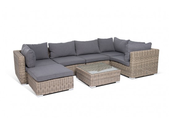 "Лунго" модуль диванный угловой с подушками, цвет соломенный в Ростове-на-Дону