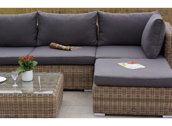 "Лунго" модуль диванный угловой с подушками, цвет соломенный в Ростове-на-Дону