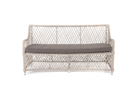 "Латте" диван двухместный из искусственного ротанга, цвет бежевый в Ростове-на-Дону