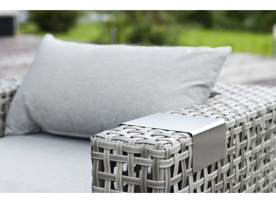 "Тито" плетеное кресло из искусственного ротанга, цвет серый в Ростове-на-Дону