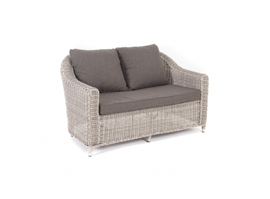 "Кон Панна" диван из искусственного ротанга двухместный, цвет бежевый в Ростове-на-Дону