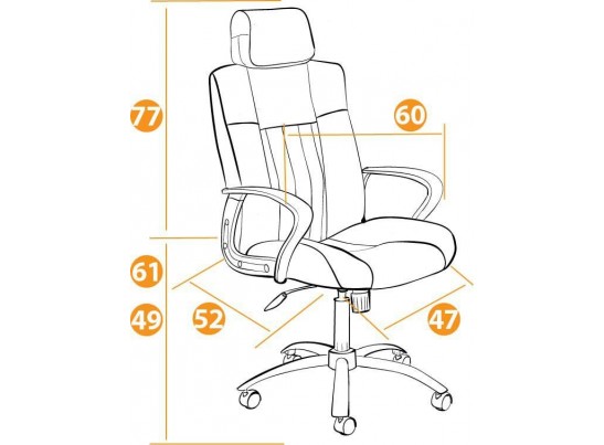 Кресло OXFORD хром