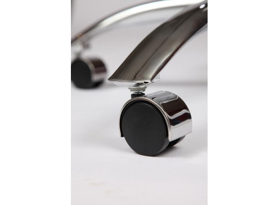 Кресло BERGAMO хром (кожзам/коричневый/светлый) в Ростове-на-Дону