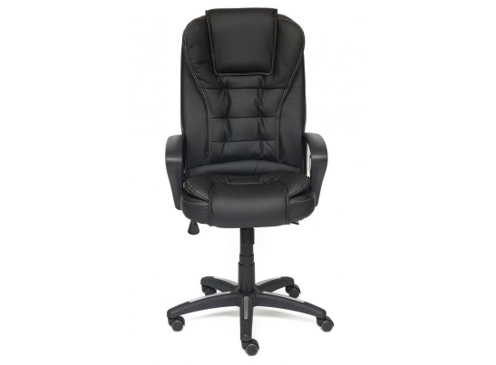 Кресло BARON (кожзам/черный/перфорированный) в Ростове-на-Дону