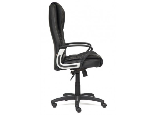 Кресло BARON (кожзам/черный/перфорированный) в Ростове-на-Дону