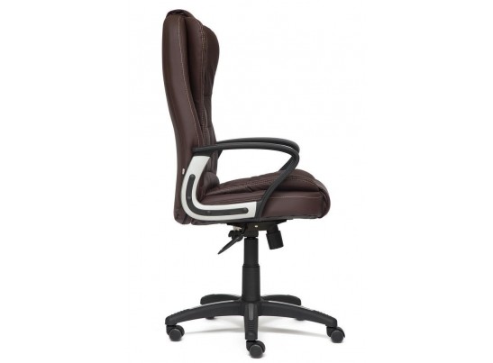 Кресло BARON (кожзам/коричневый/перфорированный) в Ростове-на-Дону