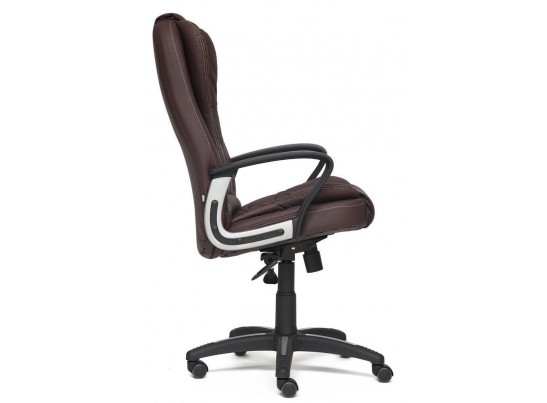 Кресло BARON (кожзам/коричневый/перфорированный) в Ростове-на-Дону