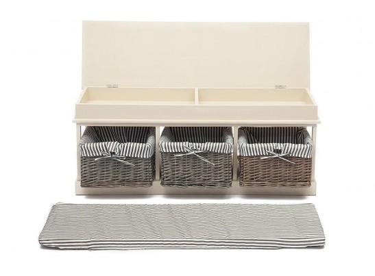 Обувница с 3-я корзинами и ящиком Secret De Maison SEIGE ( mod. SH-82301 )