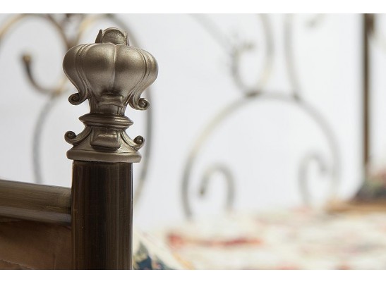 Кровать-софа односпальная JANE 90*200 Античная медь (Antique Brass)