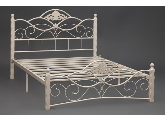 Двуспальная кровать CANZONA 180 Белый (butter white)