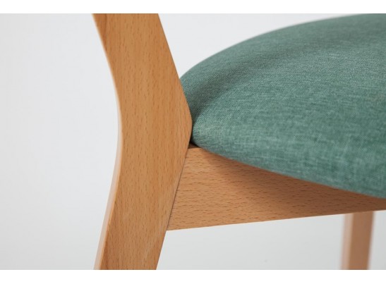 Стул мягкое сиденье/ цвет сиденья - Морская волна MAXI (Макси)