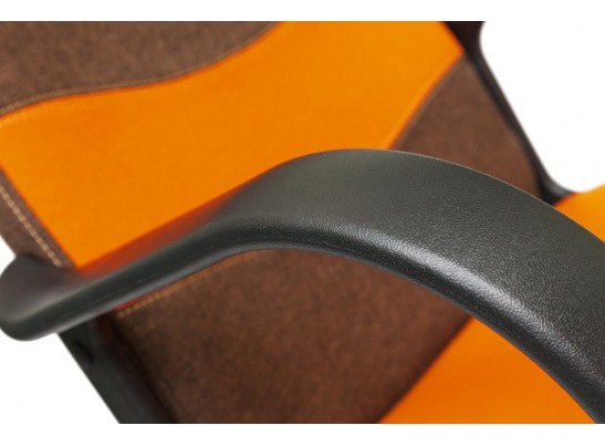 Кресло BAGGI (ткань/коричневый/оранжевый) в Ростове-на-Дону