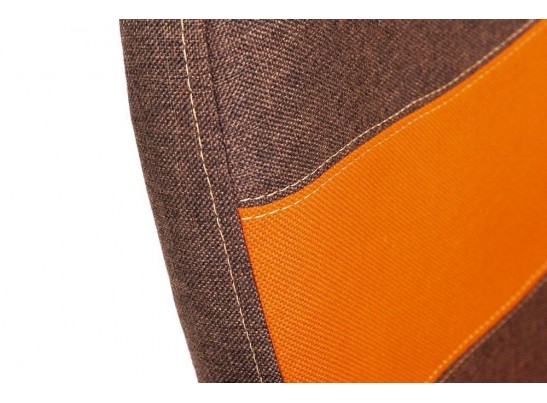 Кресло BAGGI (ткань/коричневый/оранжевый) в Ростове-на-Дону