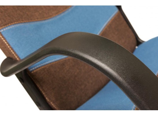 Кресло BAGGI (ткань/коричневый/синий) в Ростове-на-Дону