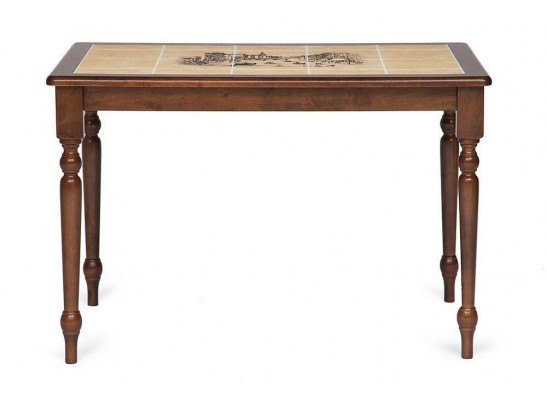 Стол с плиткой CT 3045P (дерево гевея/Тёмный Дуб/Малайзия) в Ростове-на-Дону