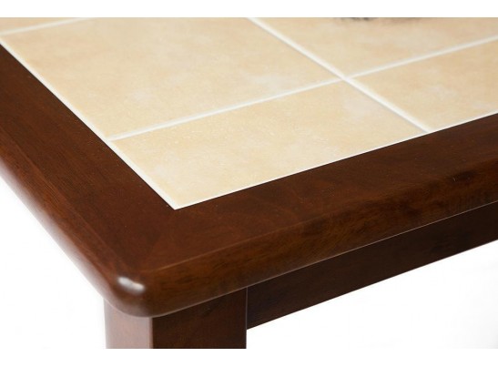 Стол с плиткой CT 3045P (дерево гевея/Тёмный Дуб/Малайзия) в Ростове-на-Дону