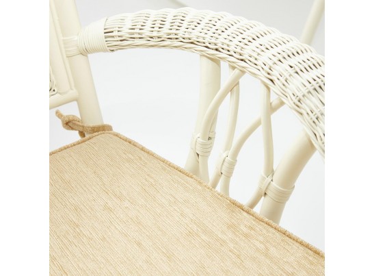 Комплект обеденный "ANDREA GRAND" (стол со стеклом+6 кресел+ подушки)