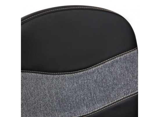 Кресло BAGGI (кожзам/ткань/черный/серый) в Ростове-на-Дону