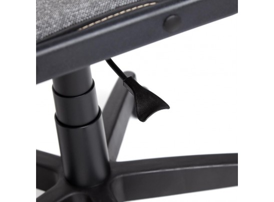 Кресло BAGGI (кожзам/ткань/черный/серый) в Ростове-на-Дону