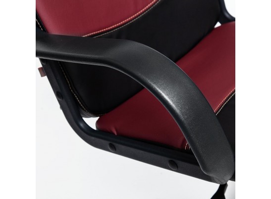 Кресло BAGGI (кожзам/черный/бордо) в Ростове-на-Дону