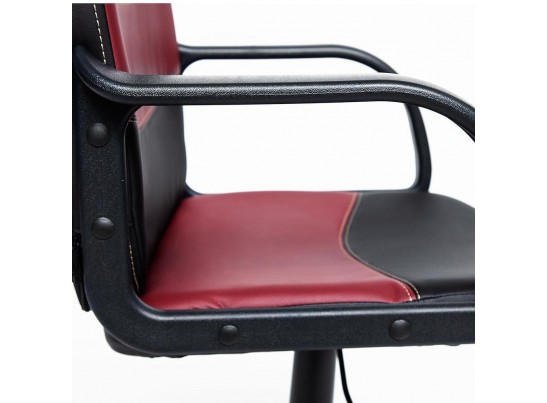 Кресло BAGGI (кожзам/черный/бордо) в Ростове-на-Дону