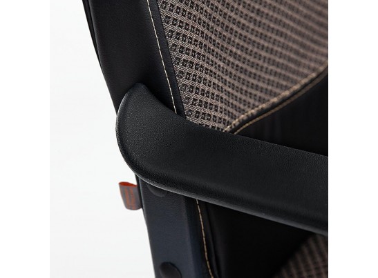 Кресло BAGGI (кожзам/ткань/черный/бежевый) в Ростове-на-Дону