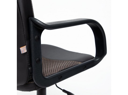 Кресло BAGGI (кожзам/ткань/черный/бежевый) в Ростове-на-Дону