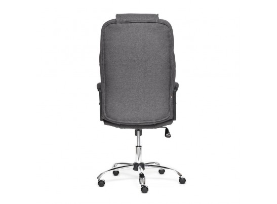 Кресло BERGAMO хром (ткань/темно-серый) в Ростове-на-Дону