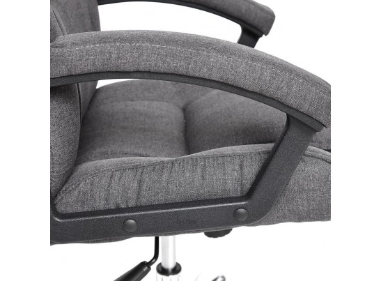 Кресло BERGAMO хром (ткань/темно-серый) в Ростове-на-Дону