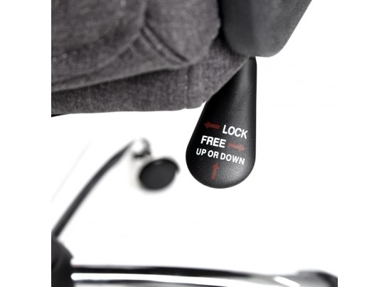 Кресло BERGAMO хром (ткань/темно-серый) в Ростове-на-Дону