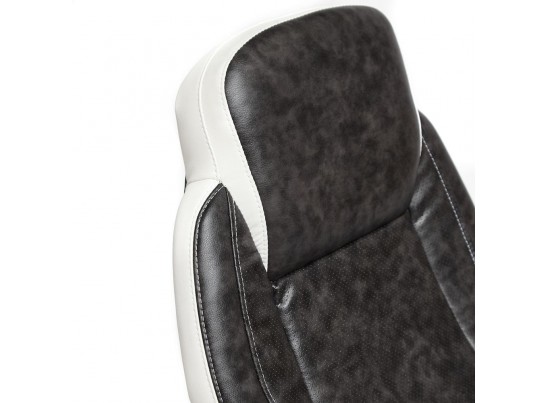 Кресло BAZUKA (кожзам/серый/белый) в Ростове-на-Дону