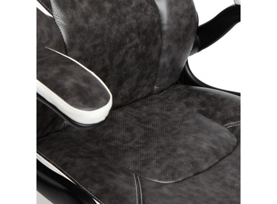 Кресло BAZUKA (кожзам/серый/белый) в Ростове-на-Дону