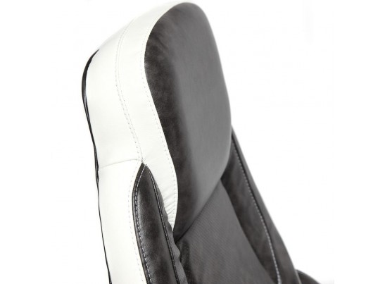 Кресло BAZUKA (кожзам/серый/белый) в Ростове-на-Дону