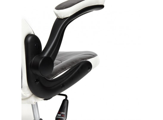 Кресло BAZUKA (кожзам/серый/белый) в Ростове-на-Дону