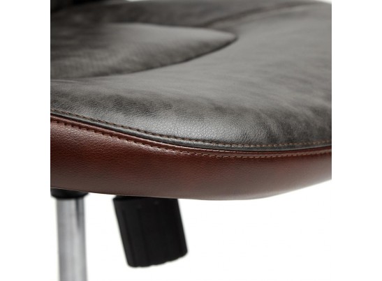 Кресло BAZUKA (кожзам/серый/коричневый) в Ростове-на-Дону