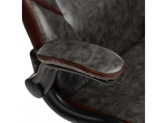 Кресло BAZUKA (кожзам/серый/коричневый) в Ростове-на-Дону