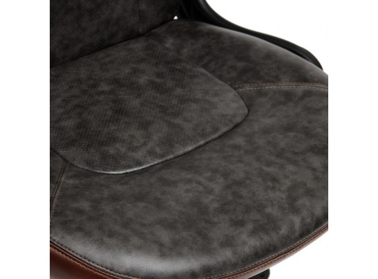 Кресло BAZUKA (кожзам/серый/коричневый) в Ростове-на-Дону