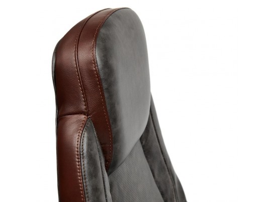 Кресло BAZUKA (кожзам/серый/коричневый) в Ростове-на-Дону