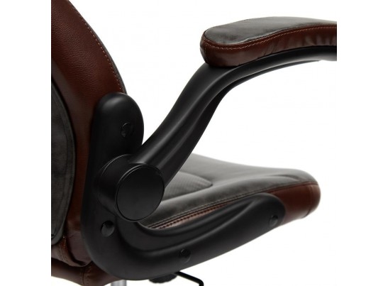 Кресло BAZUKA (кожзам/серый/коричневый) в Ростове-на-Дону