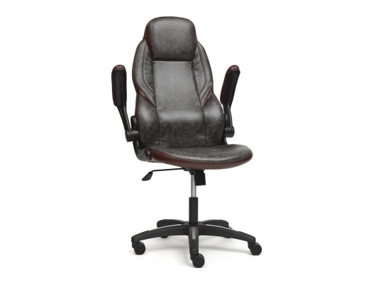 Кресло BAZUKA (кожзам/серый/коричневый) в Ростове-на-Дону