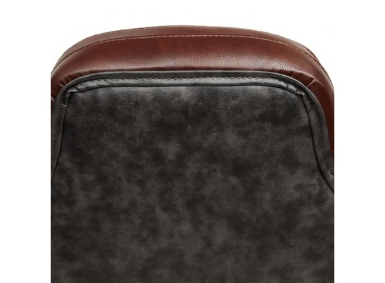 Кресло BAZUKA (кожзам/серый/коричневый) в Ростове-на-Дону