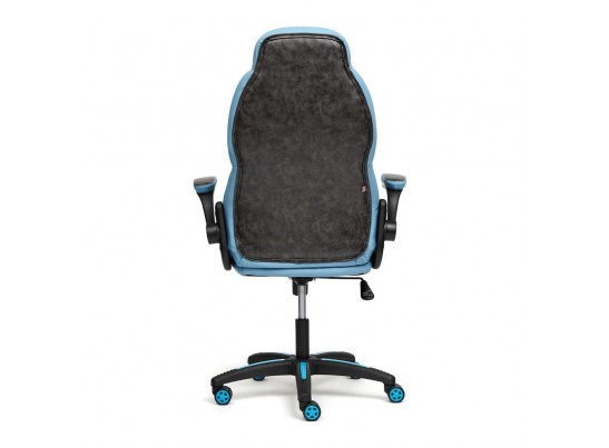 Кресло BAZUKA (кожзам/серый/голубой) в Ростове-на-Дону