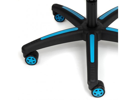 Кресло BAZUKA (кожзам/серый/голубой) в Ростове-на-Дону