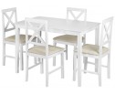 Обеденный комплект эконом Хадсон (стол + 4 стула)/ Hudson Dining Set