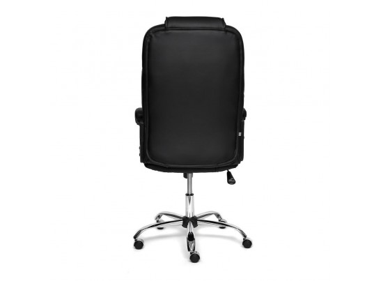 Кресло BERGAMO хром (кожзам/черный) в Ростове-на-Дону