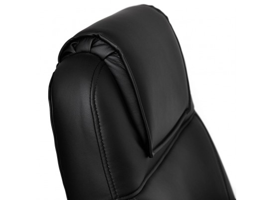 Кресло BERGAMO хром (кожзам/черный) в Ростове-на-Дону