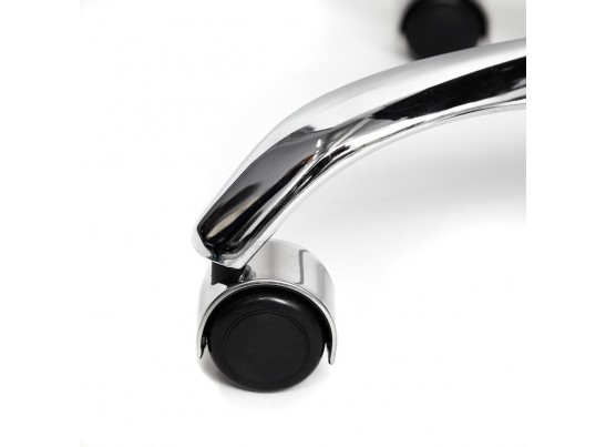 Кресло BERGAMO хром (кожзам/черный) в Ростове-на-Дону