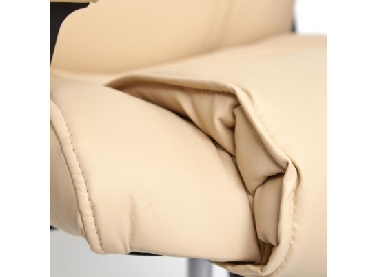 Кресло BERGAMO хром (кожзам/бежевый) в Ростове-на-Дону