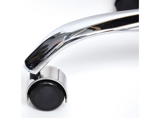 Кресло BERGAMO хром (кожзам/бежевый) в Ростове-на-Дону