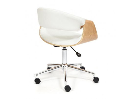 Кресло BEND (натуральный/кожзам/белый) в Ростове-на-Дону